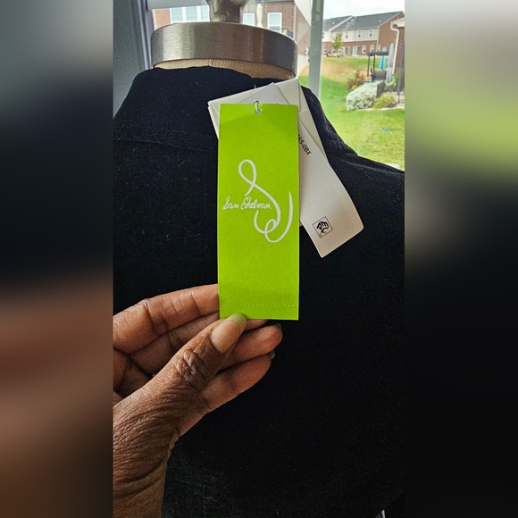 NWT Black Velour Blazer - Picture 5 of 11